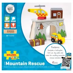 Bigjigs Rail Mountain Rescue Wooden Railway Train Set Accessory