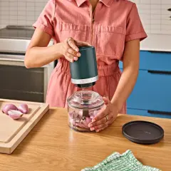 KitchenAid 3.5 cups Go Cordless Top Down Food Chopper Shaded Palm battery sold separately - Hearth & Hand&trade; with Magnolia: Plastic, 1 Speed
