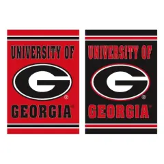 Embossed Suede Flag, House Size, University of Georgia