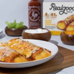 Real Good Gluten Free Frozen Grande Cheese Enchiladas - 9oz