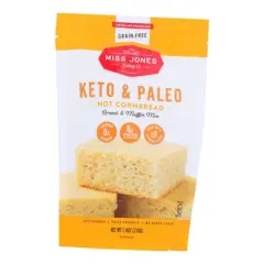 Miss Jones Baking Co. Keto and Paleo Gluten Free Not Cornbread Mix - Case of 6/7.4 oz