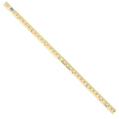 Charles Leonard Ruler, Wooden Yardstick