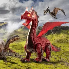 Discovery Kids Remote Control  Dragon - Smoke Red