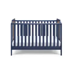 Suite Bebe Brees 3-in-1 Convertible Island Crib - Midnight Blue/Brownstone