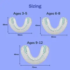 Autobrush Kids' Double-Sided Nylon Toothbrush Head - 9-12 years