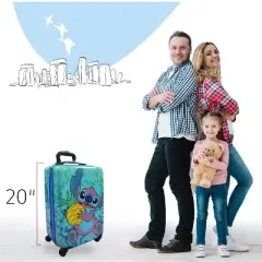 Disney's Lilo and Stitch Luggage 18" Hard-Sided, 360 Wheels, Carry On