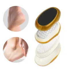 Unique Bargains ABS Pedicure Callus Remove Stainless Steel 430 3 in 1 Multi-Purpose Foot File 3 Pcs