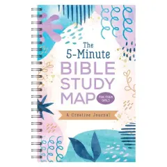The 5-Minute Bible Study Map for Teen Girls - (Faith Maps) by  Compiled by Barbour Staff (Spiral Bound)