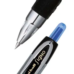 uni-ball uniball 207 Retractable Gel Pens Micro Point 0.5mm Blue Ink 12/Pack (61256)