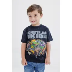 Monster Jam Vintage Wash Matching Family T-Shirt Toddler