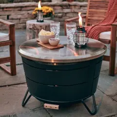 Tiki Reunion Fire Table Top Fire Pit Cover