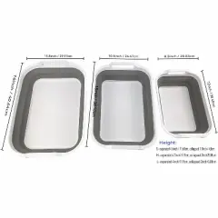 SAMMART Collapsible Wash-tub - Portable Washing Basin