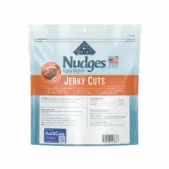 Blue Buffalo Nudges with Duck and Chicken Jerky Cuts Natural Dog Treats  - 16oz