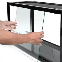 REPTIZOO Full Tempered Glass Reptile Terrarium-36" W X 18" D X 14" H