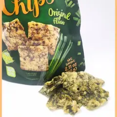 Say Good Crispy Chive Chips Original Flavor Vegan 2.11 Oz. (Pack of 2)