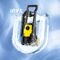 VEVOR Electric Power Washer, 2000 PSI, Max 1.65 GPM Pressure Washer with 30 ft Hose & Reel, 5 Quick Connect Nozzles, Foam Cannon