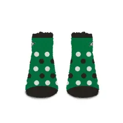 NHL Dallas Stars Dotty Fuzzy Socks - One Size Fits Most: Polka Dot Knit Ankle Socks