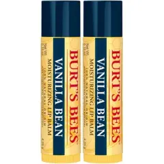 Burt's Bees Lip Balm - Vanilla Bean - 2pk/0.30oz