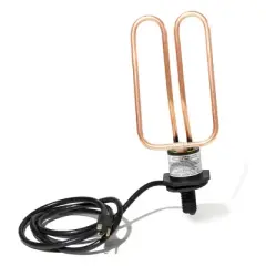 Farm Innovators Outdoor Universal Livestock Water Tank Heater Copper Element Drain Plug De-Icer, Fits All Tanks