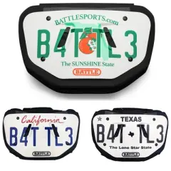 Battle Sports Adult License Plate Protective Football Back Plate