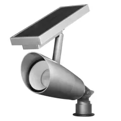 Feit Electric OneSync Brushed Nickel Solar Powered 100 W LED Spotlight 1 pk