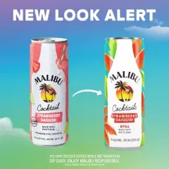 Malibu Strawberry Daquiri - 4pk/355ml Cans