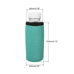 Unique Bargains Neoprene 12oz Slim Bottles Insulated Textured Can Cooler Sleeves 2 Pcs