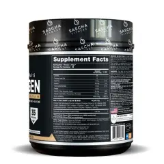 Sascha Fitness Hydrolyzed Multi Collagen Peptides Types I, II & III &ndash; Hair, Skin & Bone Support &ndash; Caramel Macchiato 19.75 oz