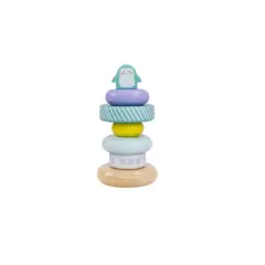 Leo & Friends Penguin Stacking Toddler Ring Tower