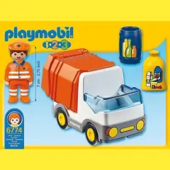 Playmobil 1.2.3 Recycling Truck