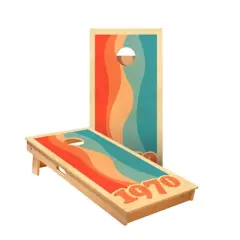 Skips Garage 1970 Graphic Cornhole Boards - ACA Star Series