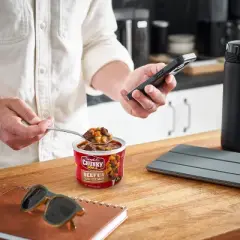 Campbell's Chunky Beef Soup with Country Vegetables  Microwavable Bowl Soup - 15.25oz