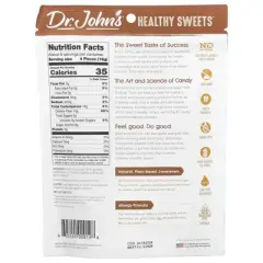 Dr. John's Healthy Sweets Butterscotch Hard Candy, + Fiber, Sugar Free, 3.85 oz (109 g)