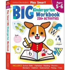 Play Smart Big Kindergarten Workbook - by  Gakken Early Childhood Experts (Paperback)