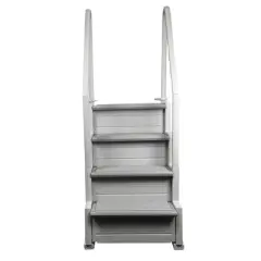 Confer STEP-1 Above Ground Swimming Pool Ladder & Swimline 9x36" Ladder Mat