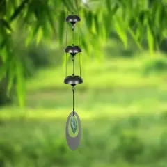 Woodstock Wind Chimes Signature Collection, Woodstock Temple Bells, Jade, 25'' Wind Bell TB3JAS