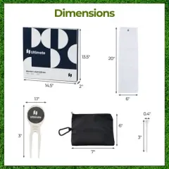 Costway Golf Gift Set for Women w/ Golf Balls Golf Tees Golf Towel Golf Belt Golf Hat