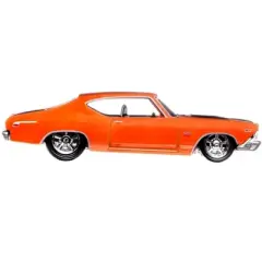 1969 Chevrolet Chevelle SS 396 Orange with Black Stripes "American Scene" "Car Culture" Series Diecast Model Car by Hot Wheels