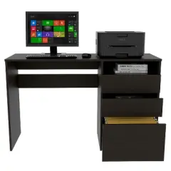 Kumasinova 47.4" Louisiana Writing Desk,Computer Desk with Drawers,Office Desk with Storage,Gaming Desk for Office,Gaming&Study