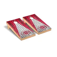 MLB Cincinnati Reds Premium Cornhole Board Triangle Weathered Version