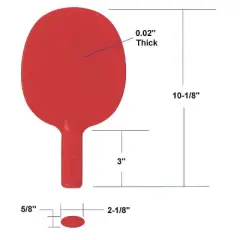 S&S Worldwide Spectrum Table Tennis Paddle Set Pk6