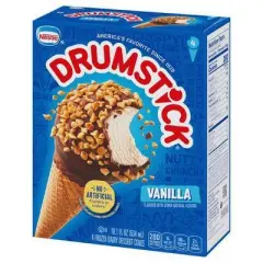 Nestle Vanilla Drumstick Ice Cream Cone - 4ct/18.4 fl oz