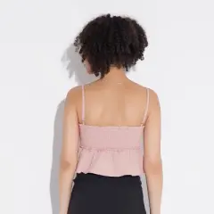 Women's Game Day Smocked Peplum Tank Top - Wild Fable&trade;