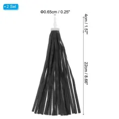 Unique Bargains Handlebar Tassel Ribbon Decorations Scooter Bike Streamers 4 Pcs