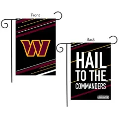 Briarwood Lane Washington Commanders Slogan Garden Flag 12.5" x 1