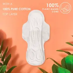 L . Organic Cotton Topsheet Ultra Thin Super Absorbency Pads