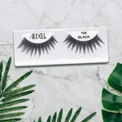 Ardell Natural Fashion Lashes 106 Black #65086 (PACK OF 3) - Long Spiky Lashes