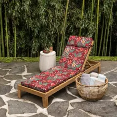 ARDEN earthFIBER Outdoor Chaise Cushion, 21 x 72, Water repellent, Fade Resistant, Cushion for Chaise Lounger 21 x 72