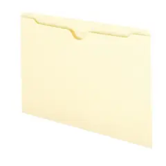 Smead File Jacket, Reinforced Tab, Flat-No Expansion, Legal Size, Manila, 100 per Box (76500)