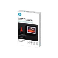 HP Premium Plus Photo Paper, Satin, 80 lb, 4 x 6 in. (101 x 152 mm), 100 sheets CR666A